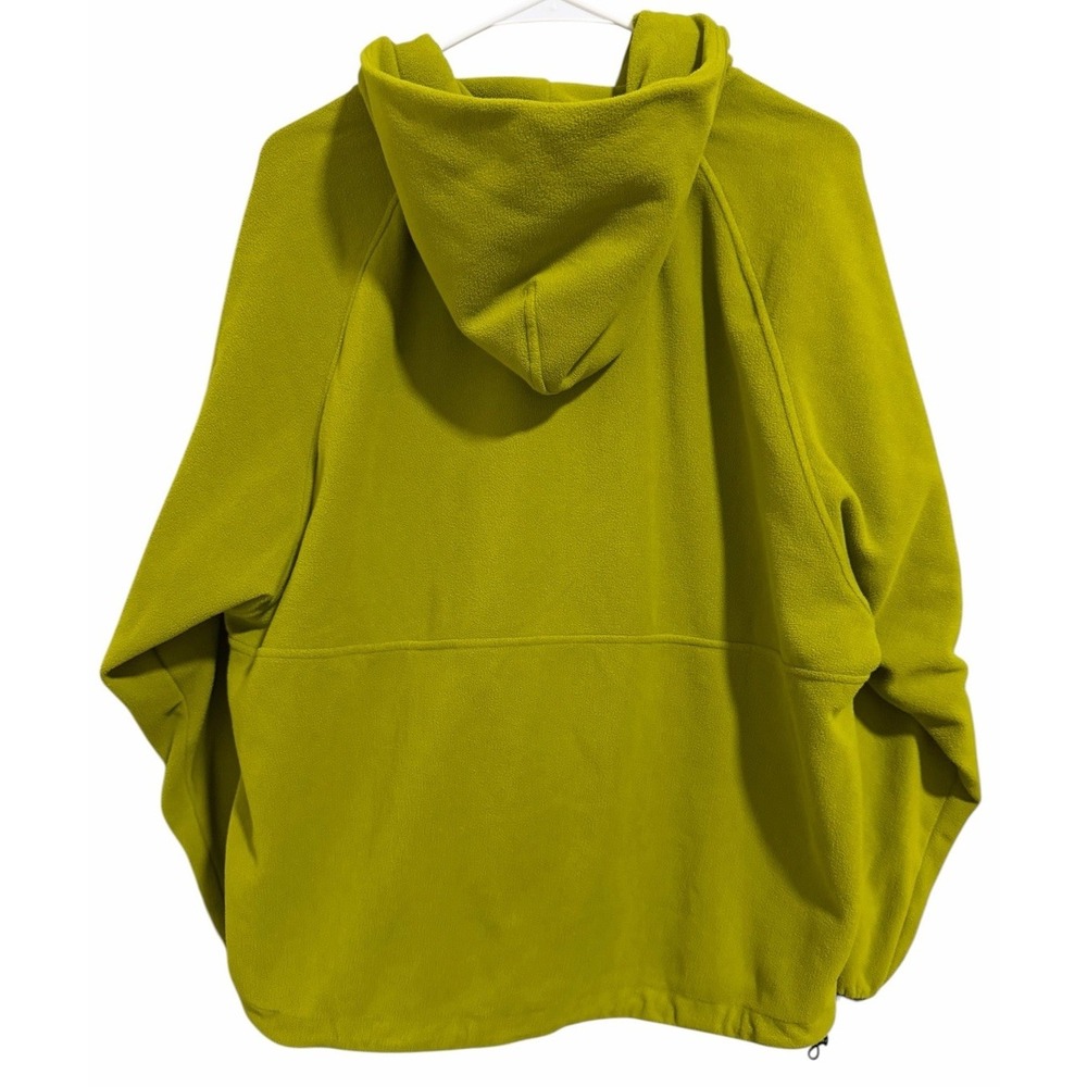 Mountain Hardwear Microchill Snap Neck Pullover Hoodie Green Women's Size Small - Picture 2 of 11